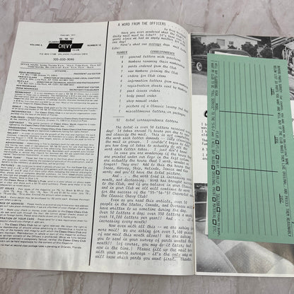 Full Cover 57 Poster - '55, '56, '57 Classic Chevy World Magazine - Nov 1977 M29