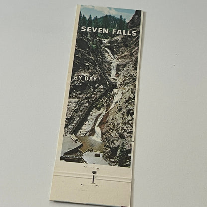 Seven Falls By Day/By Night Vintage Matchbook Cover TB6-MB2-6