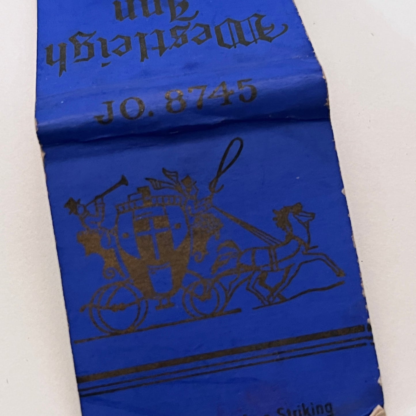 Westleigh Inn Litchfield CT Vintage Matchbook Cover MM2-8