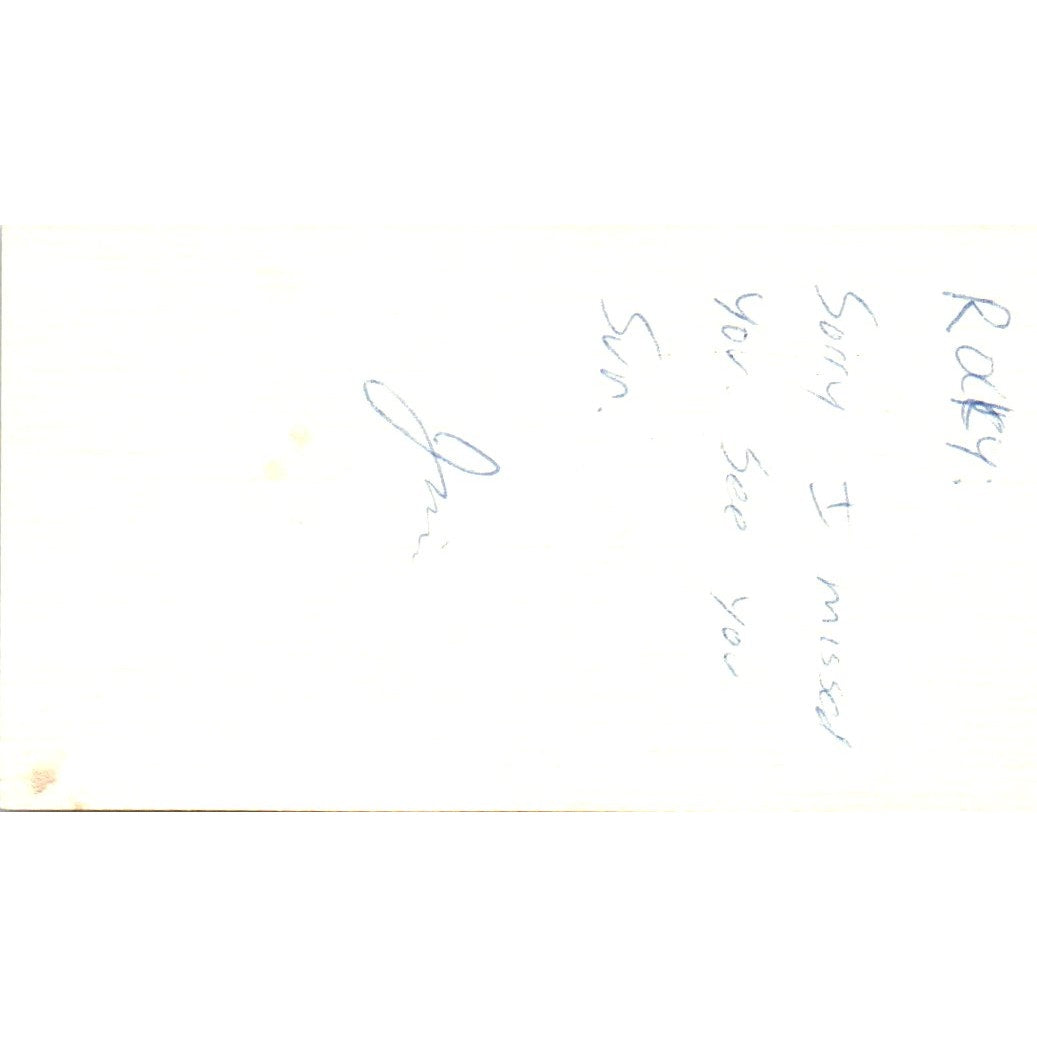 Jim Fredericks North Long Beach Brethren Church Vintage Business Card SD8-B4