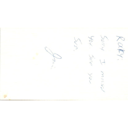 Jim Fredericks North Long Beach Brethren Church Vintage Business Card SD8-B4