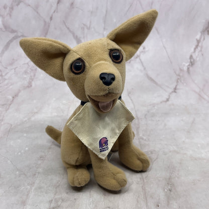 Vintage Yo Quiero Taco Bell Talking Chihuahua Dog Plush Toy 6" Bib Napkin TA9