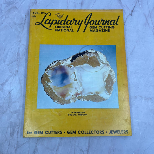 Thunderegg Eugene Oregon - Lapidary Journal Magazine - Aug 1976 M23