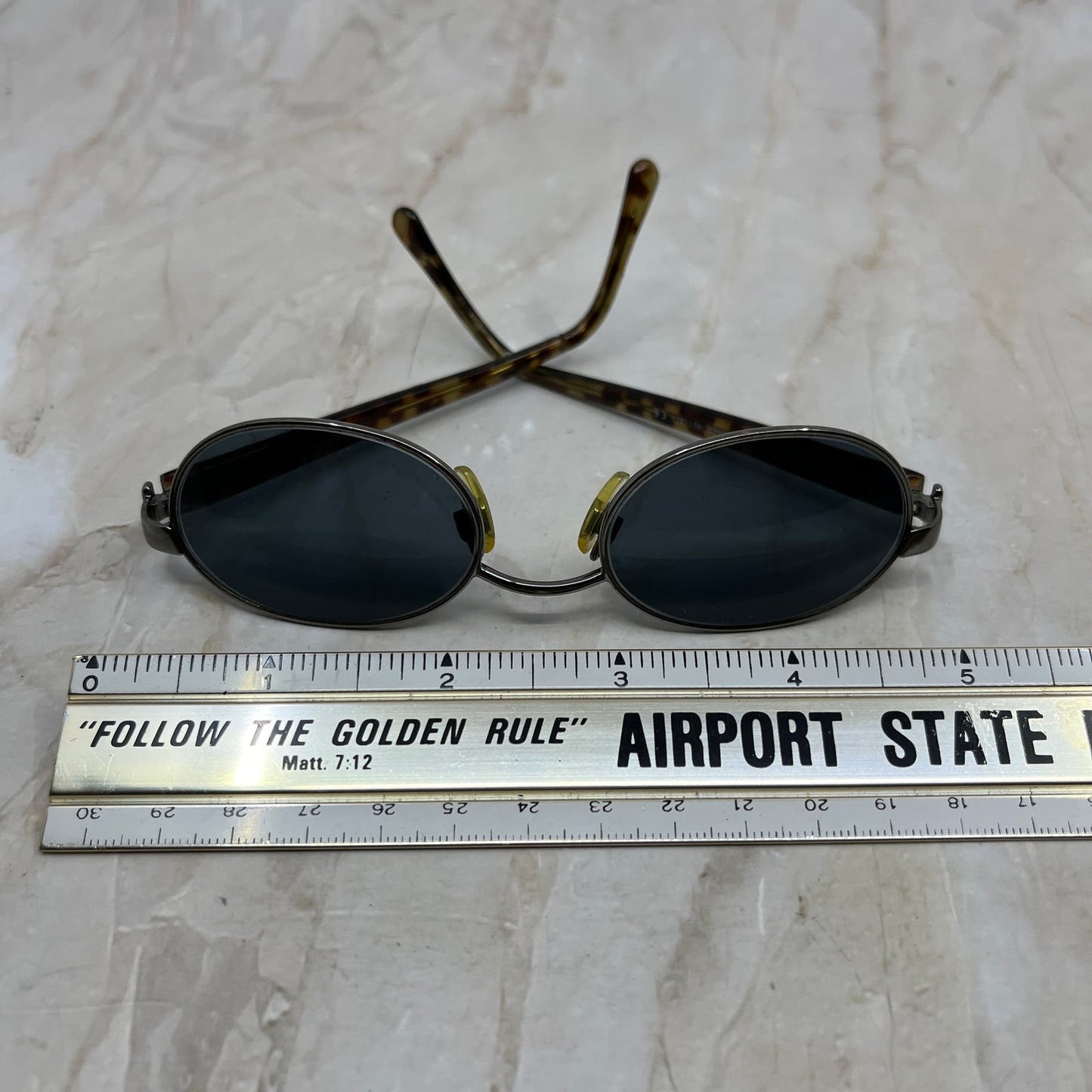 Vintage Florence Emporio Armani Italy Sunglasses Eyeglasses Frames TD5G4-4