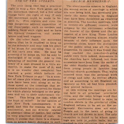 Kennedy Biscuit Works Cambridgeport MA Hartford 1901 Newspaper Ad AD8-H2