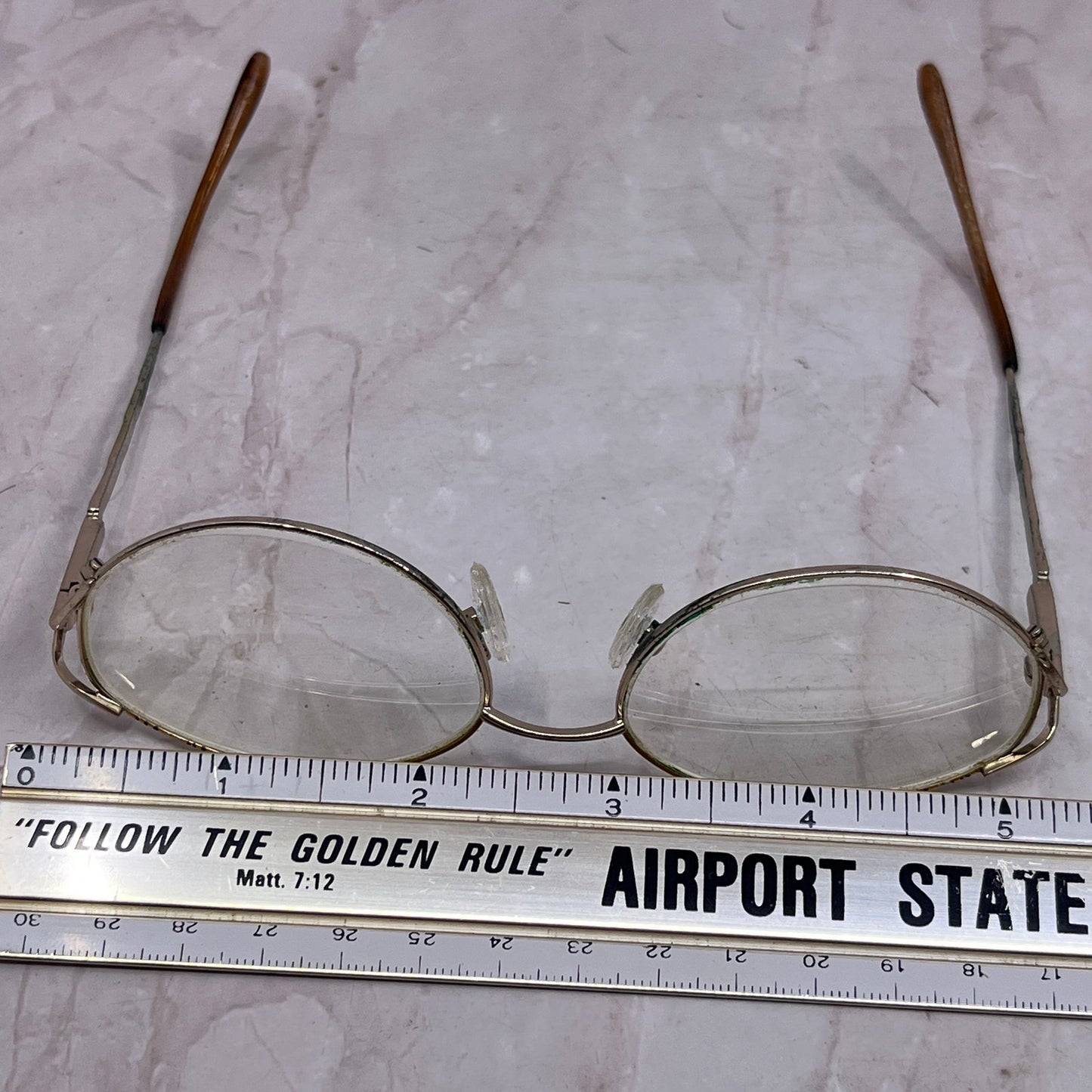 Retro Oval Enamel Women's Wire Rim Glasses Eyeglasses Frames TF4-G1-1