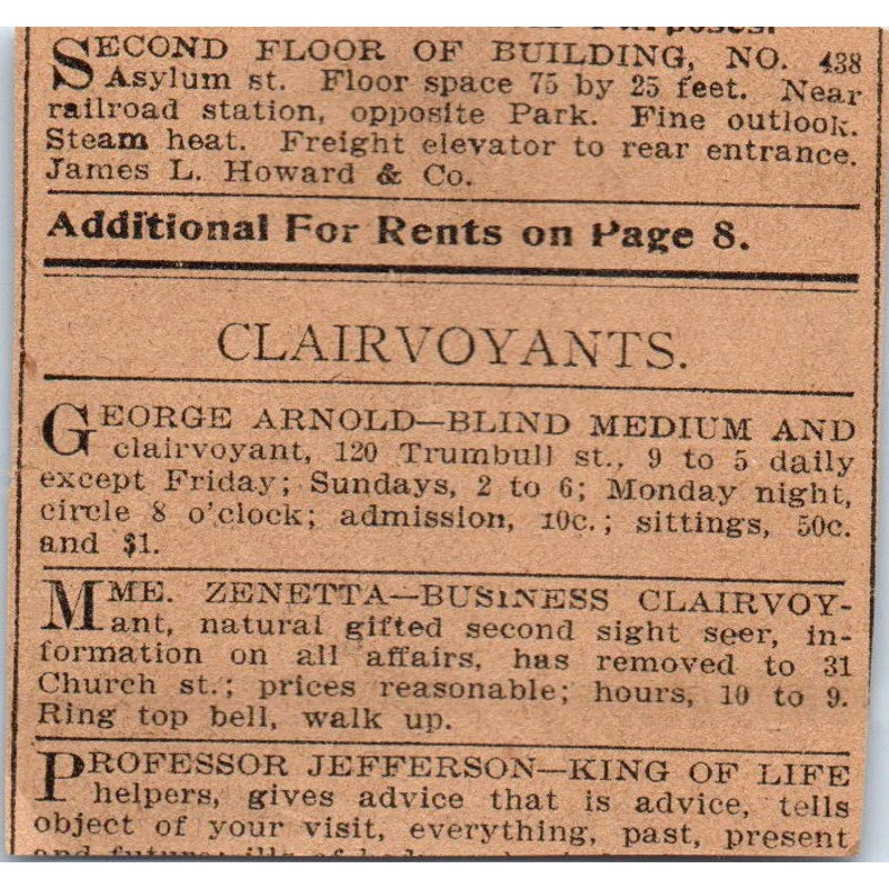 Jacobs Candy Store Main Street Hartford 1901 Newspaper Ad AD8-HS7