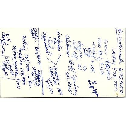 Michael Monty Hall Business Brokers Houston TX Vintage Business Card SC9-B1