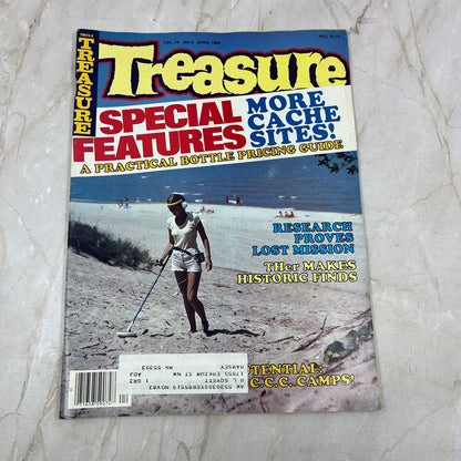 1983 April - Treasure Magazine - Treasure Hunting Metal Detecting Gold Coins M10
