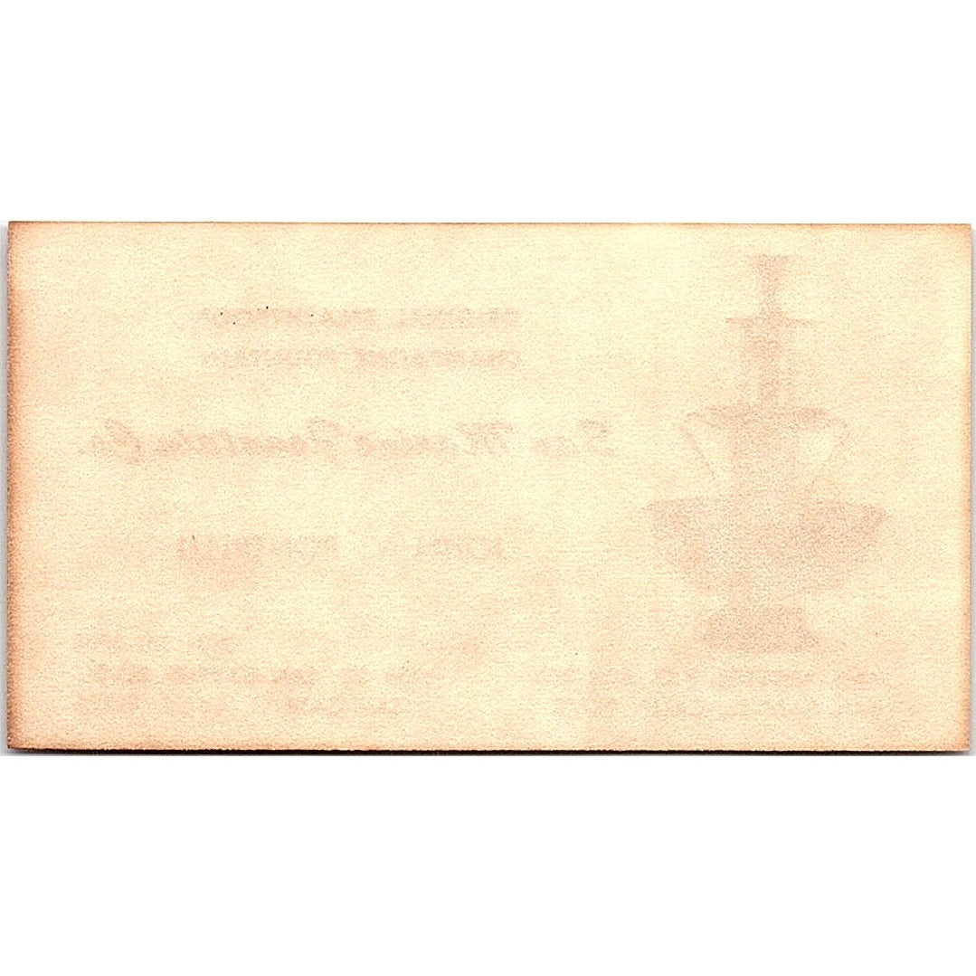 San Marino Fountain Co. John V. Pontrelli San Gabriel CA Business Card SB4-B2