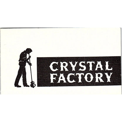 Crystal Factory Vintage Business Card SF3-B5
