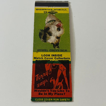 Match Cover Collectors Leland Johnston Betty C Kellogg Matchbook MB59-4