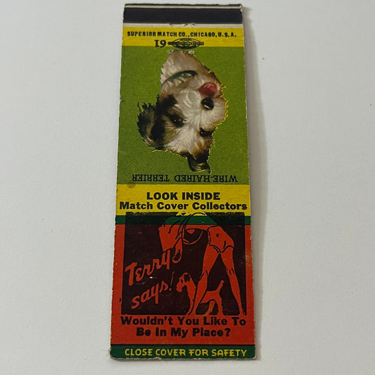 Match Cover Collectors Leland Johnston Betty C Kellogg Matchbook MB59-4