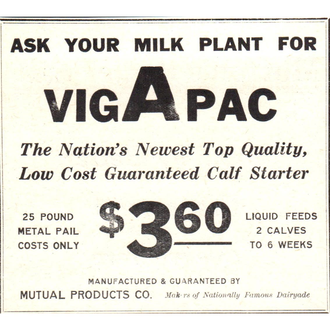 VigApac Mutual Products Co, Morton's Butter Salt 1953 Ad AE9-DC2
