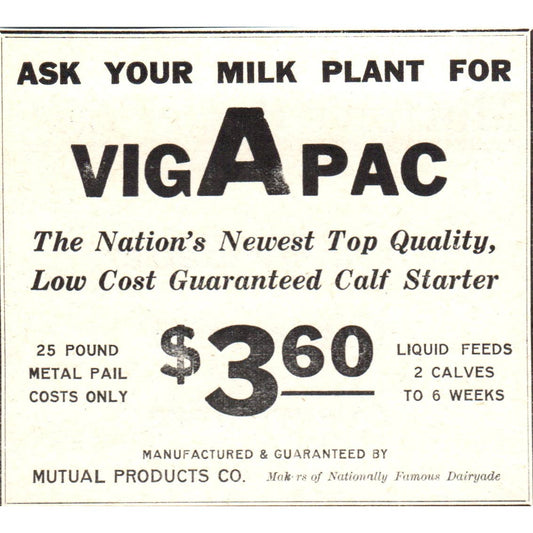 VigApac Mutual Products Co, Morton's Butter Salt 1953 Ad AE9-DC2