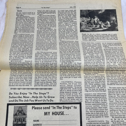 1978 July - In the Steps of the Treasure Hunter Newspaper - Mule Creek NM M11