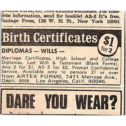 Learn Karate Judo Savate Jiu-Jitsu Detroit MI 1974 Ad AG1-S17