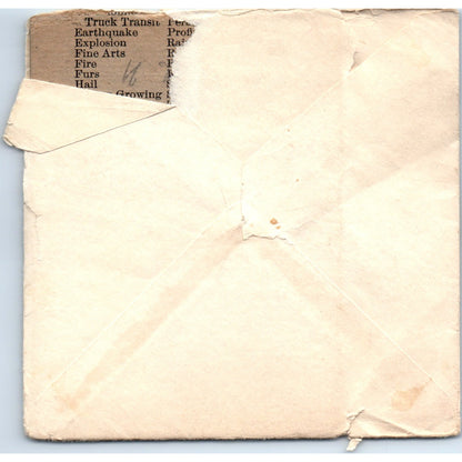 1937 Washington DC to Paul McGann Greenwich CT Postal Cover AB6-TZ