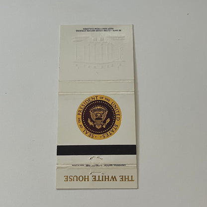 The White House Presidential Seal Vintage Matchbook Cover TB6-MB2-6