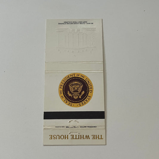 The White House Presidential Seal Vintage Matchbook Cover MM5-7