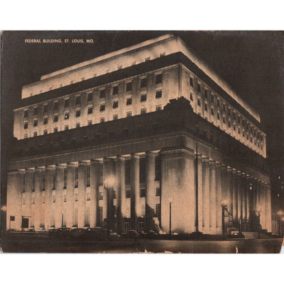 Federal Building - St. Louis MO - Vintage Super Giant Postcard AD7