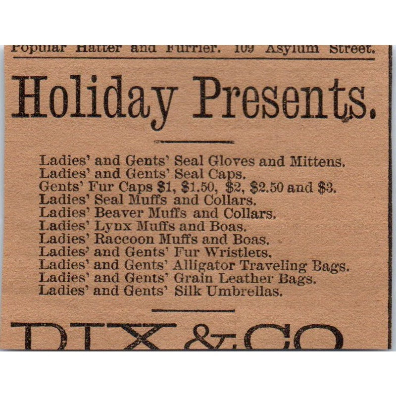 Knox & Cunningham Heating & Plumbing 1886 Hartford CT Victorian Ad AB8-HT1