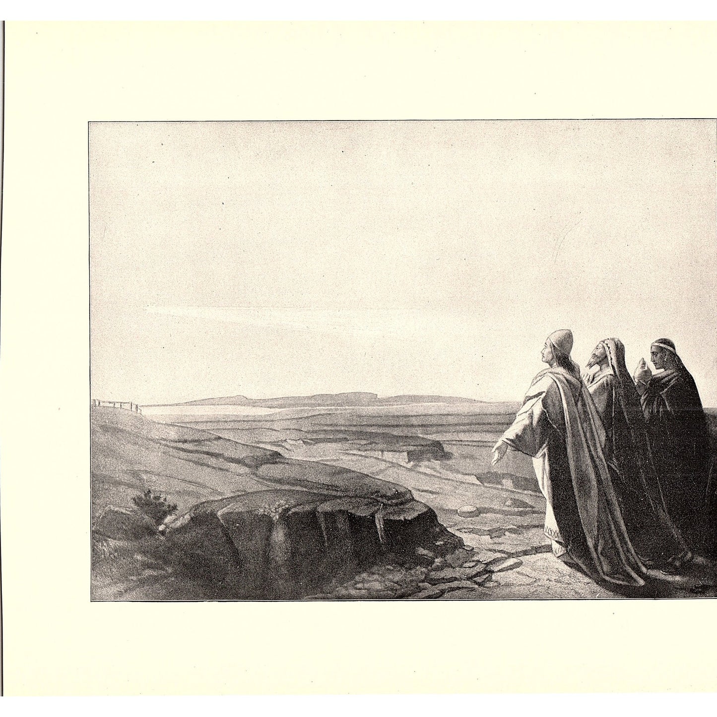 The Magi - J.F. Portaels - 1898 Litho Art Print D19