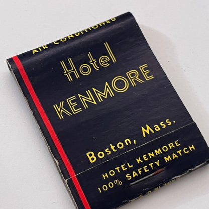 Hotel Kenmore L.E. Witney Boston MA Vintage Matchbook Cover TB8-MB-10