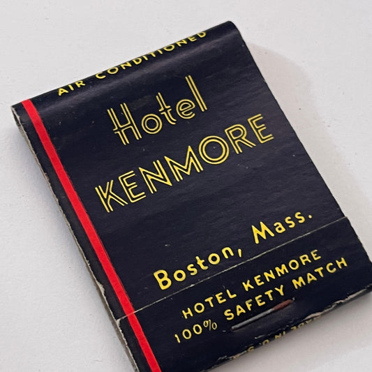 Hotel Kenmore L.E. Witney Boston MA Vintage Matchbook Cover TB8-MB-10