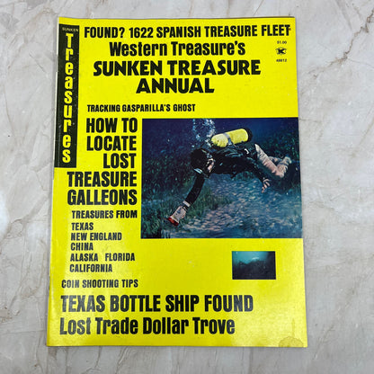 1973 Sunken Treasures Annual Magazine Treasure Hunting Lost Galleons M18