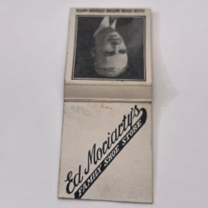 Ed Moriarty's Family Shoe Store Hartford Westfield Holyoke Matchbook TB8-MB-13
