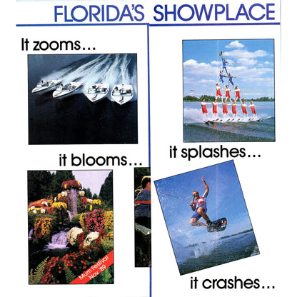 Vintage Cypress Gardens Florida's Original Showplace Travel Brochure TF4-B3