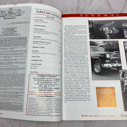 Big Block Install - '55, '56, '57 Classic Chevy World Magazine - Jun 1991 M31