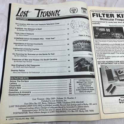 1989 May - Lost Treasure Magazine - Treasure Hunting Gold Prospecting M14