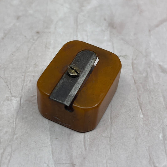 1930s Butterscotch Bakelite German Pencil Sharpener Dux SB8