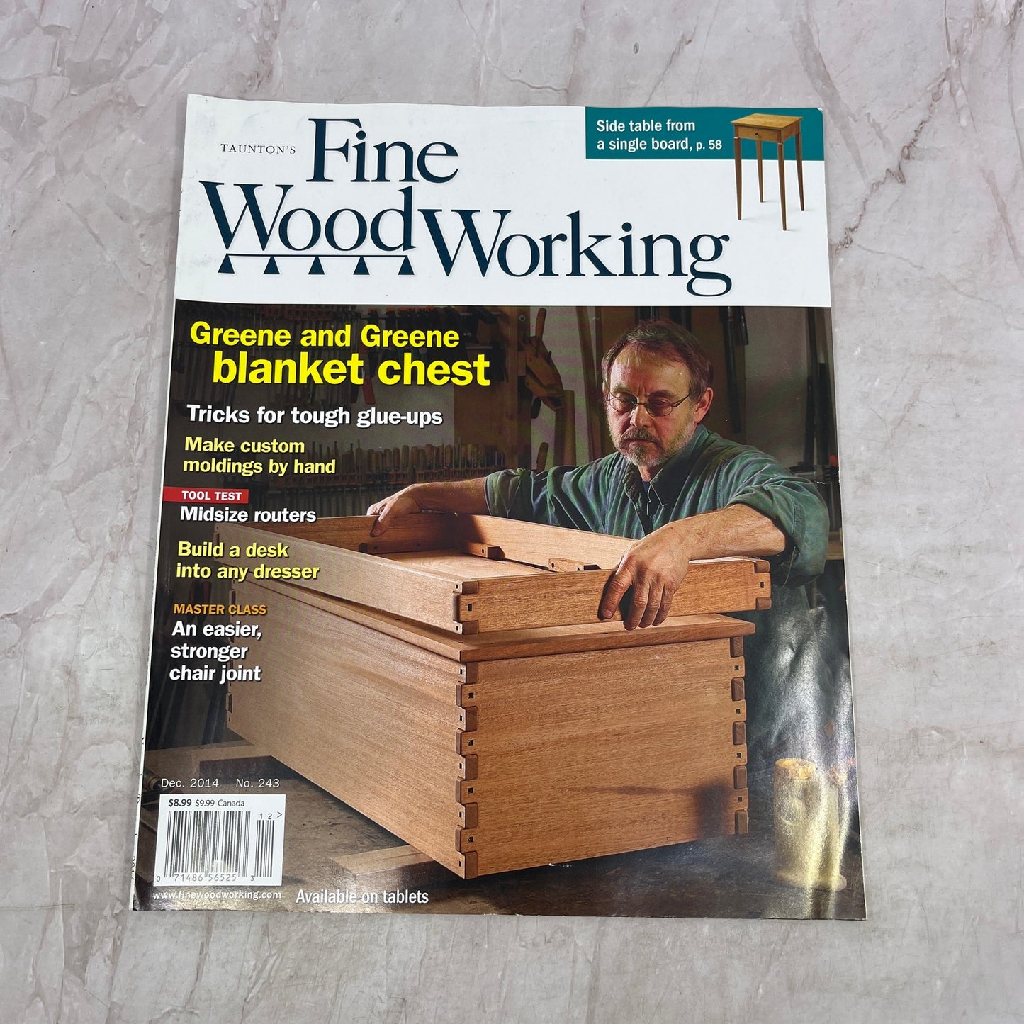 Greene and Greene Blanket Chest - Dec 2014 No 243 Fine Woodworking Magazine M35