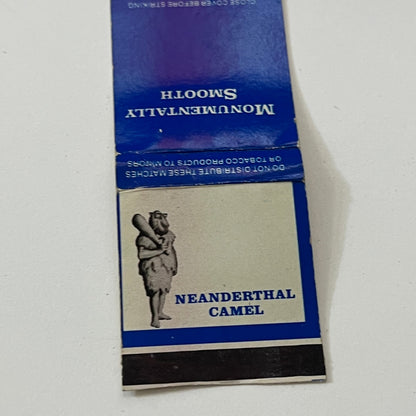Camel Cigarettes Neanderthal Camel Vintage Matchbook Cover TB6-MB1-13