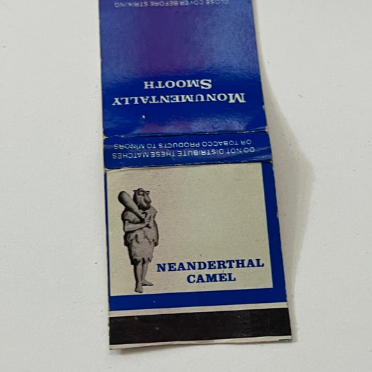 Camel Cigarettes Neanderthal Camel Vintage Matchbook Cover TB6-MB1-13