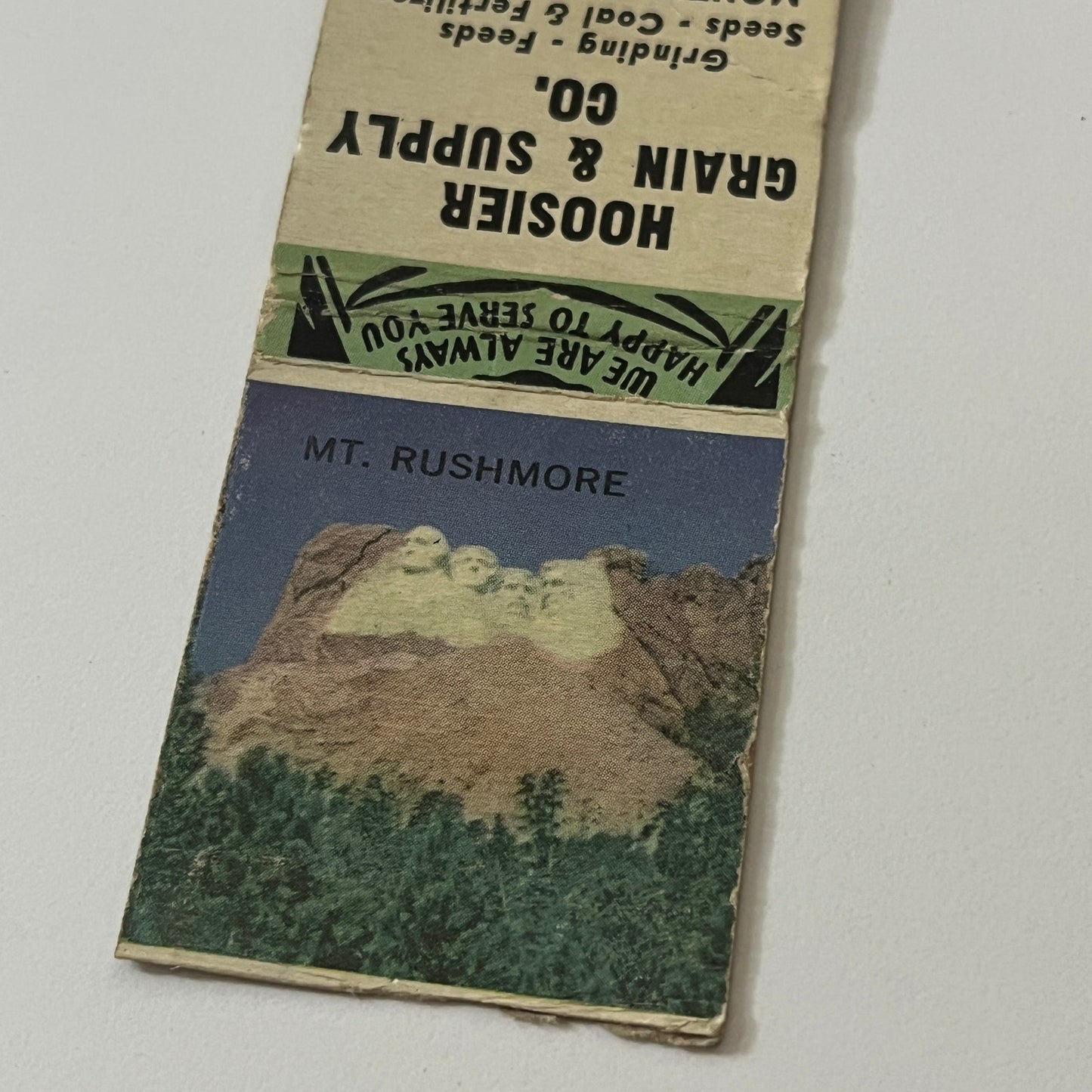 Hoosier Grain & Supply Co Montpelier IN Vintage Matchbook TB6-MB2-11