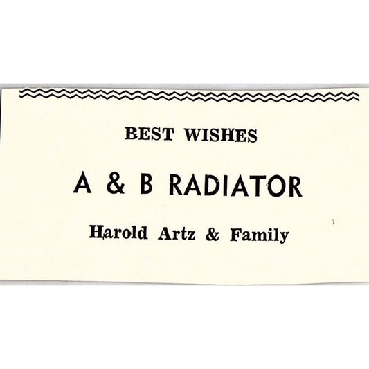 A&B Radiator Harold Artz, Ford City Furniture c1965 Ad AF8-S22