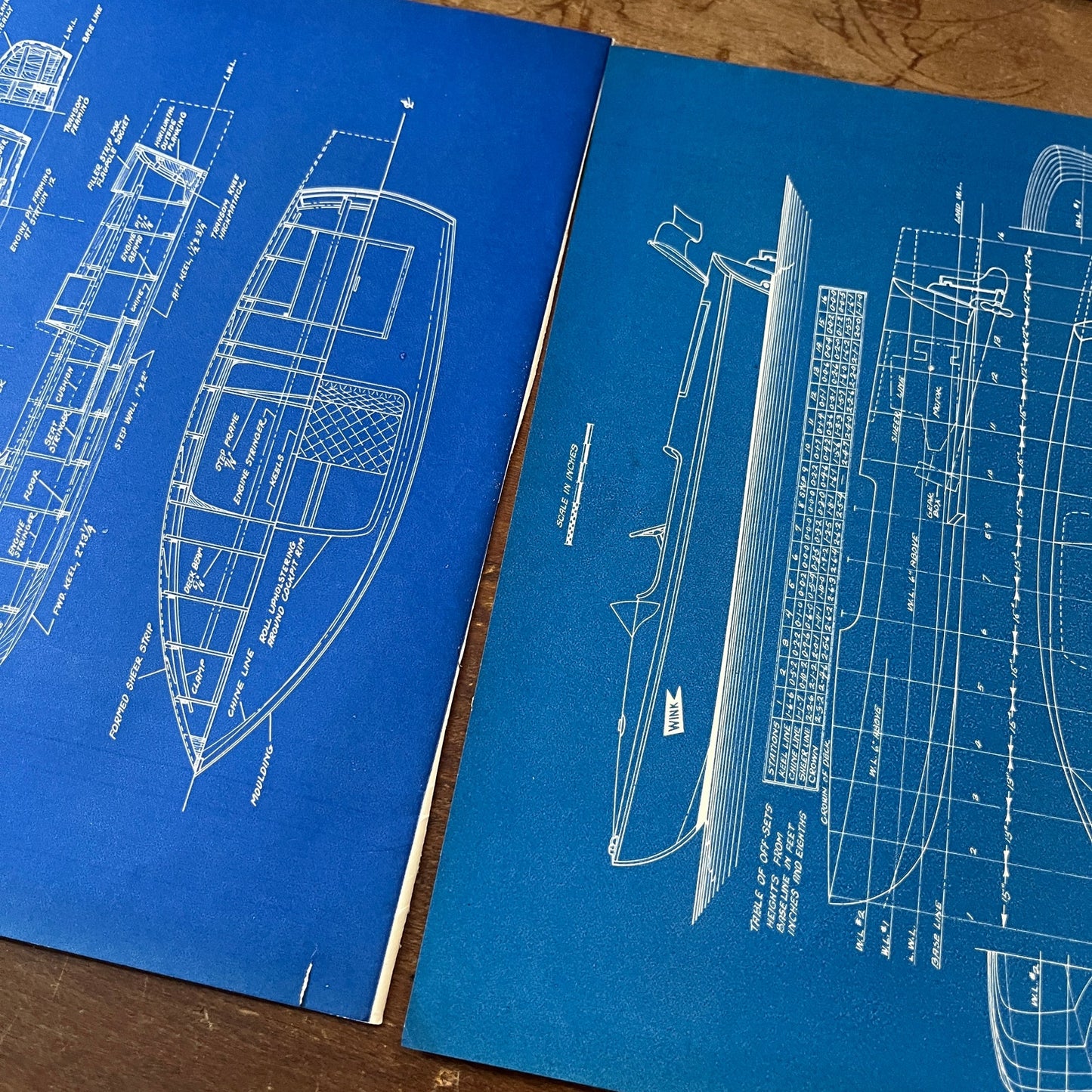 Plans & Specs for 40mph Hydroplane Weston Farmer 4 Pages 1931 Article AG1-13