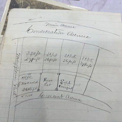 1870-1920s Genealogy Lot Willis R. Russ, Gladys Russ Boston Family Letters TH2