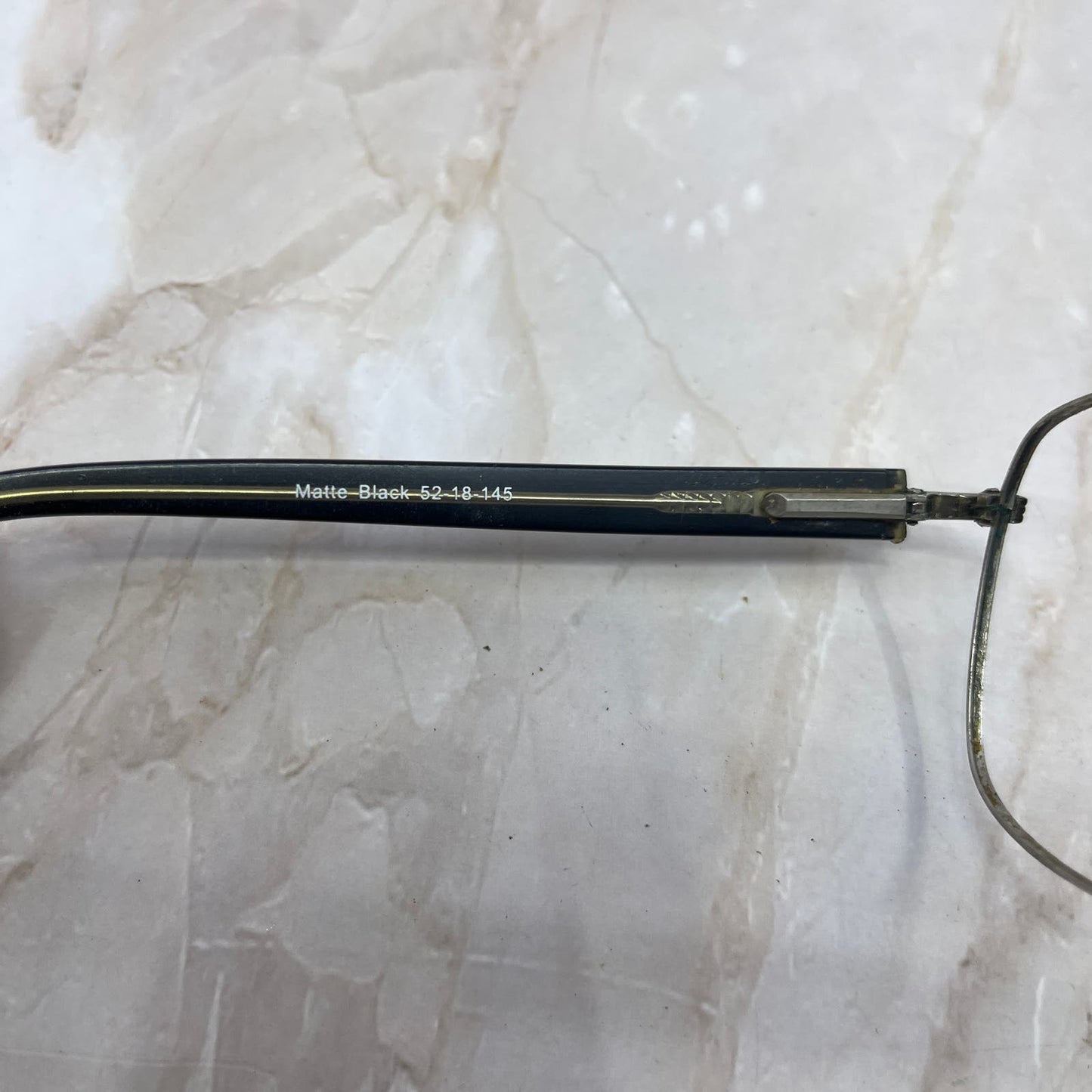 Retro Modern Times Anchor Matte Black Aviator Sunglasses Eyeglasses TD7-G6-4