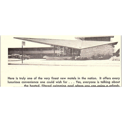 Thunderbird Motel Denver CO 1958 Ad AG1-M2