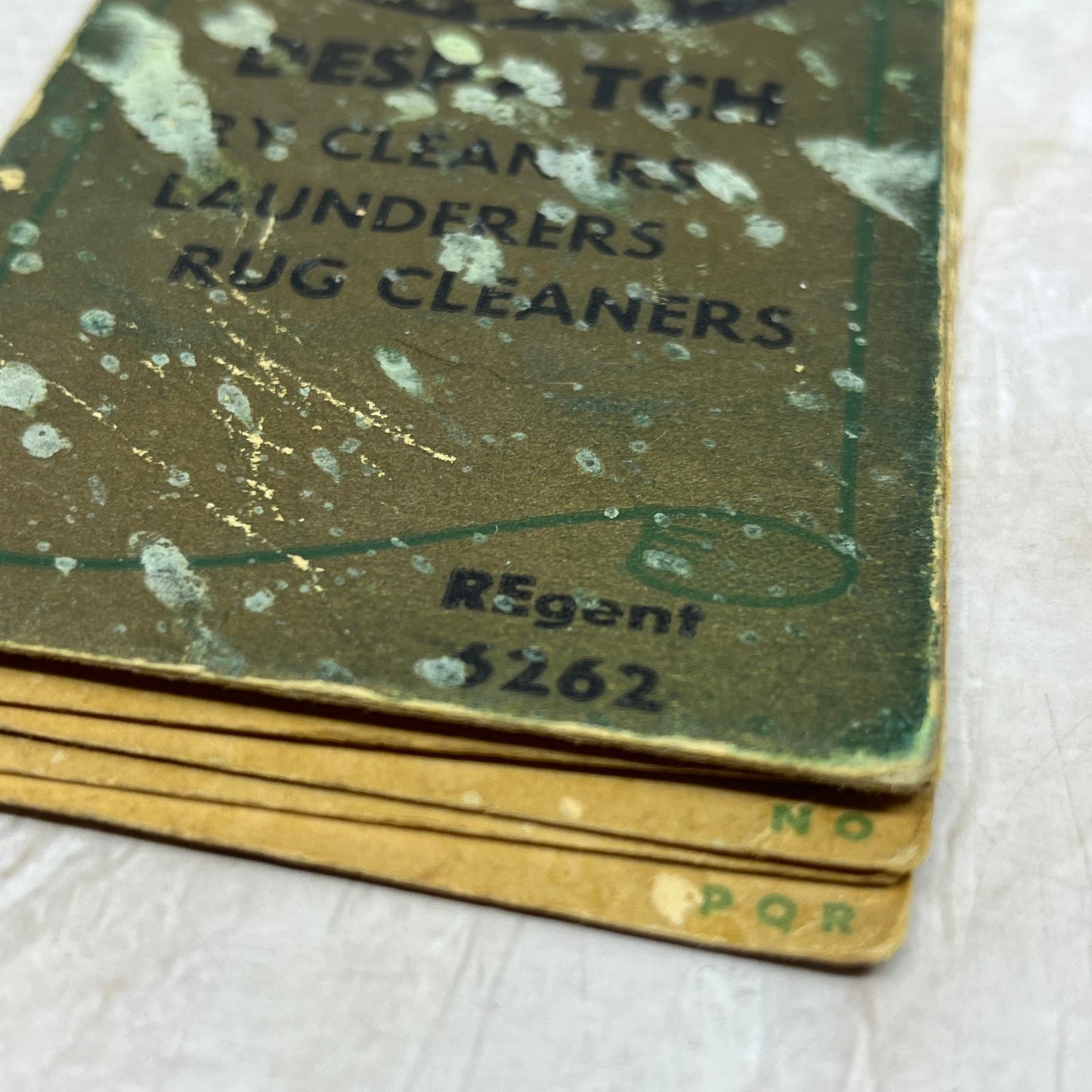 Vintage Despatch Dry Cleaners Minneapolis MN Advertising Memo Book AE3