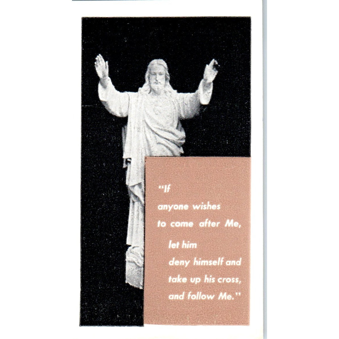 Success Through Prayer Vintage Catholic Prayer Card TH2-PC1