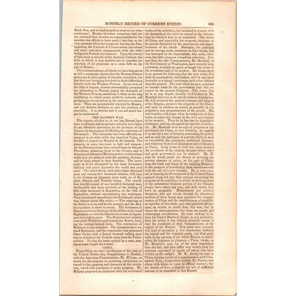 Steamer Arctic Struck by Vesta Cape Race Current Events 3 Pages 1854 Article I19