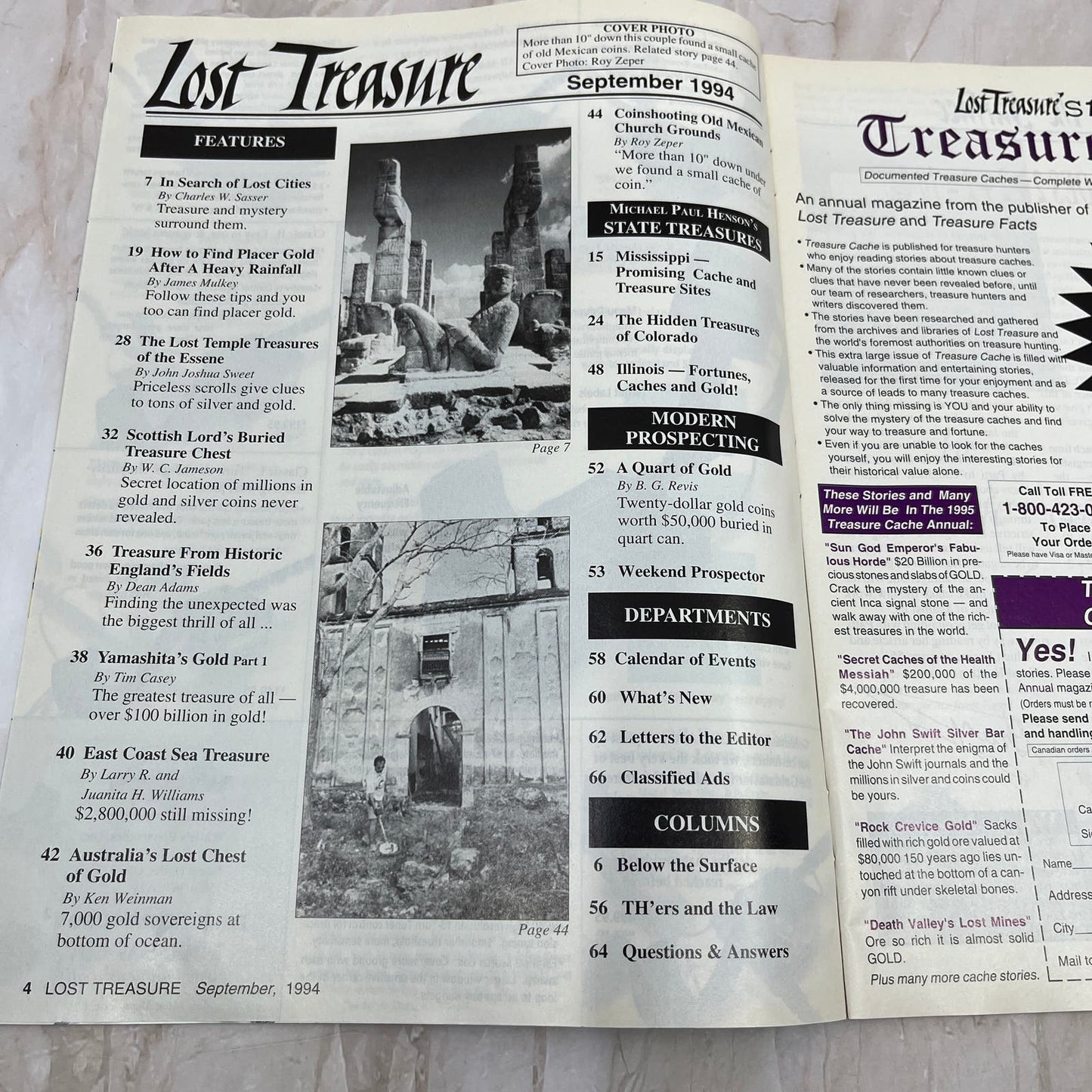 1994 Sept - Lost Treasure Magazine - Treasure Hunting Gold Prospecting M14