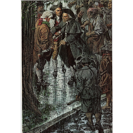 Samuel Adams, Colonial Revolutionaries Liberty Tree Vintage Art Print 7x9 V12