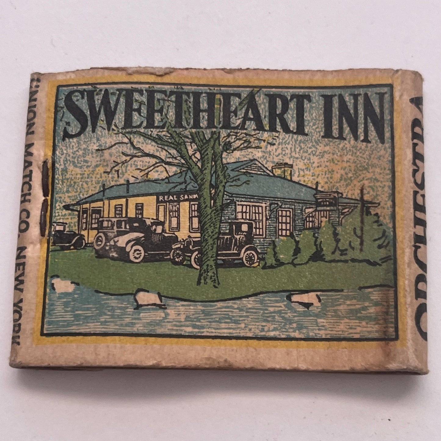 Sweetheart Inn Worcester's Only Night Club 240 Lake Ave MA Matchbook TB8-MB2-9